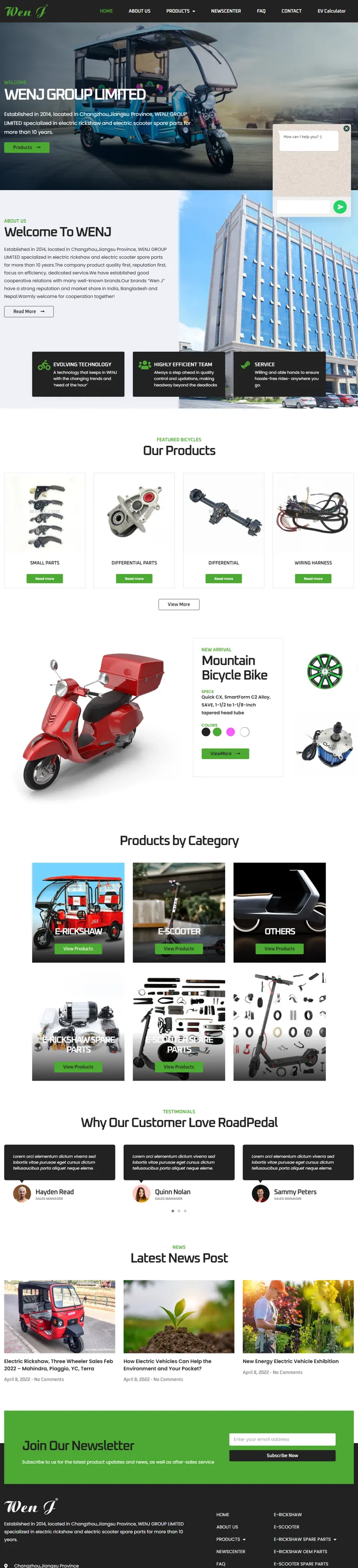 Electric rickshaw – Electric scooter – Spare parts – Just another WordPress site 网页长截图
