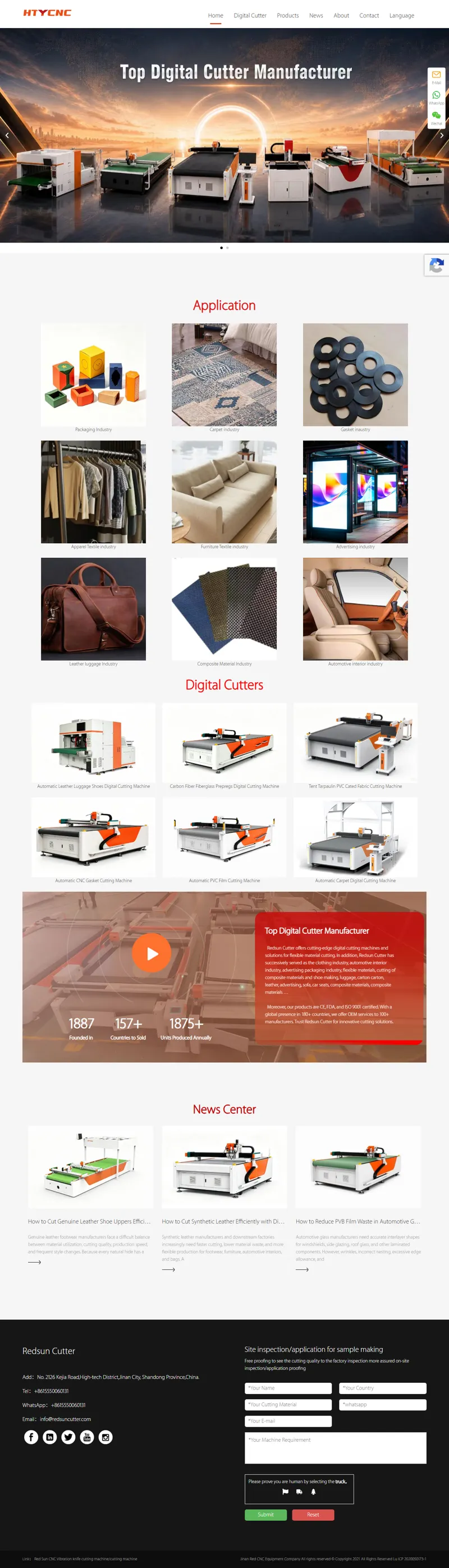 redsuncutter.com 网页长截图