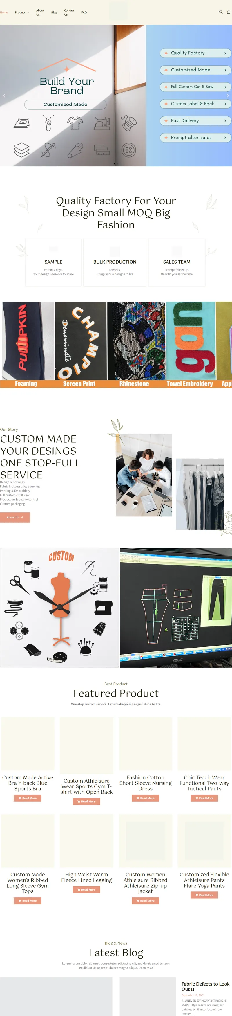 yiwanapparel.com 网页长截图